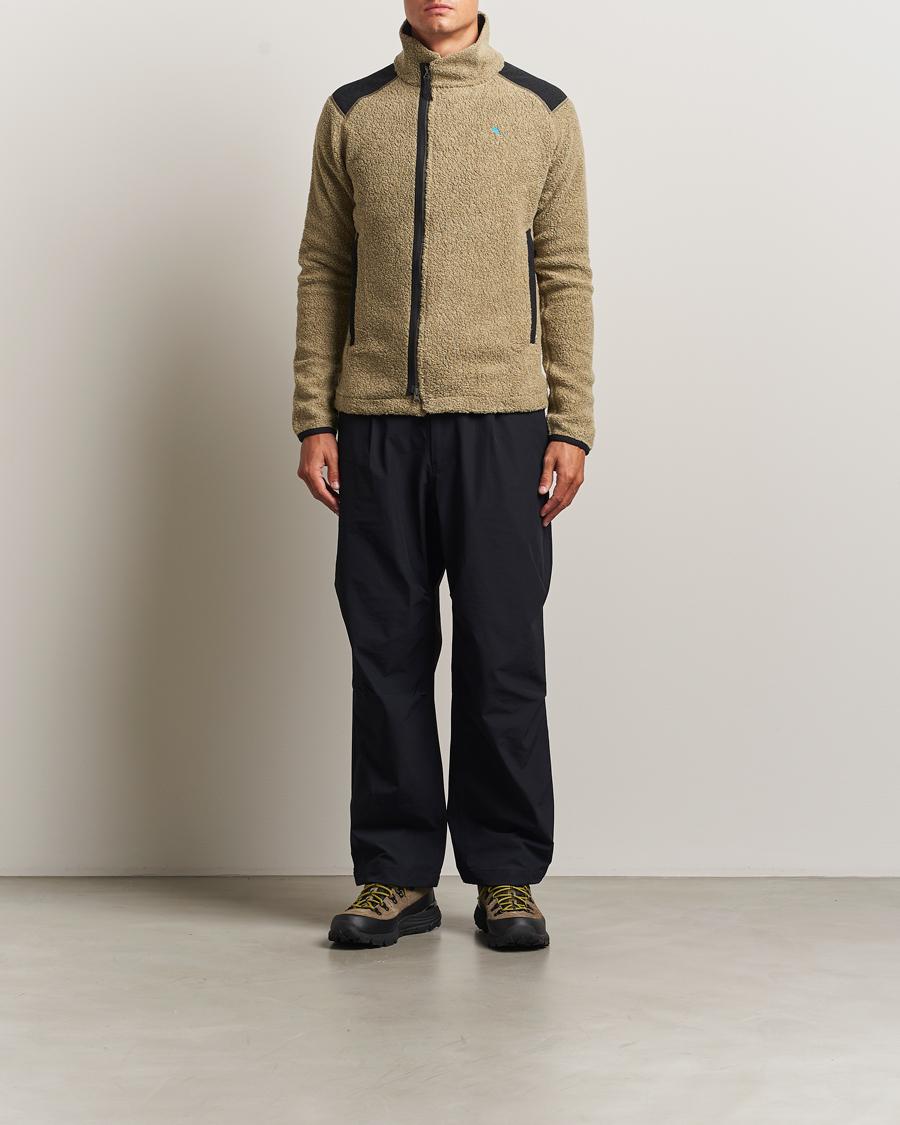 Uomini | Maglieria | Klättermusen | Skoll Wool Fleece Jacket Silver Green