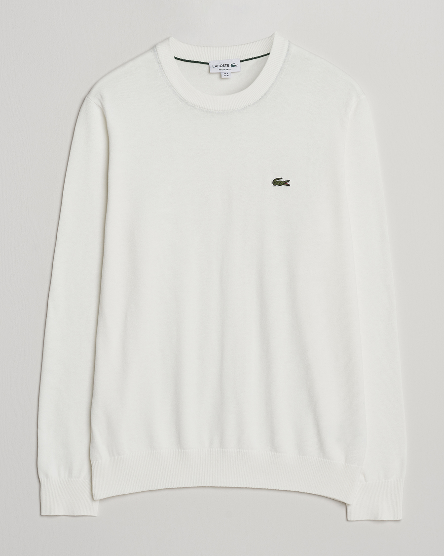 Uomini | Maglieria | Lacoste | Cotton Knitted Sweater Flour