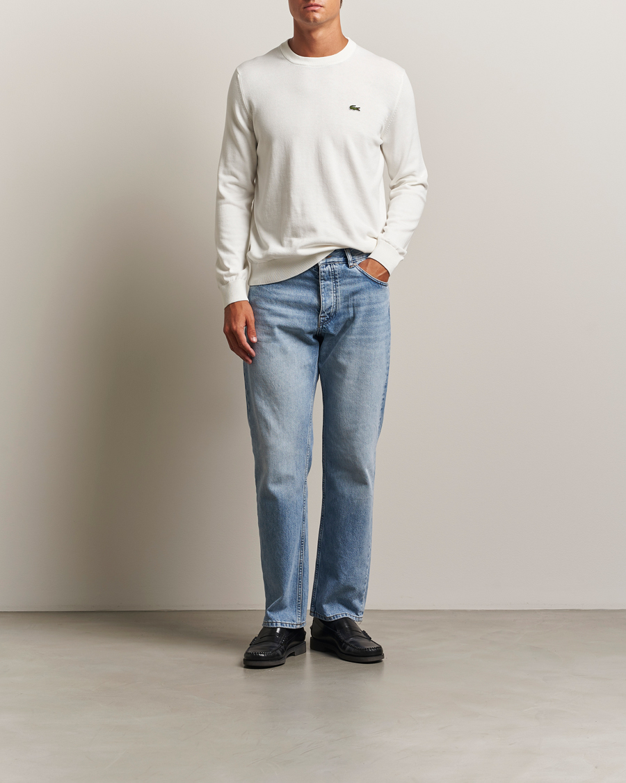 Uomini | Maglieria | Lacoste | Cotton Knitted Sweater Flour
