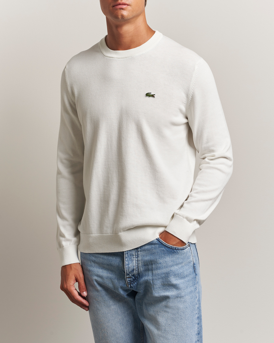 Uomini | Maglieria | Lacoste | Cotton Knitted Sweater Flour