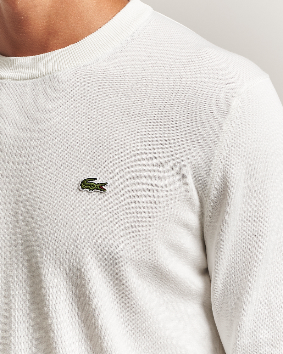 Uomini | Maglieria | Lacoste | Cotton Knitted Sweater Flour