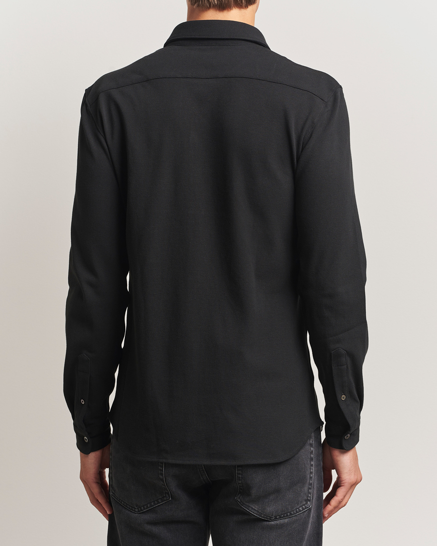 Uomini | Camicie | Lacoste | Slim Fit Cotton Piqué Shirt Black