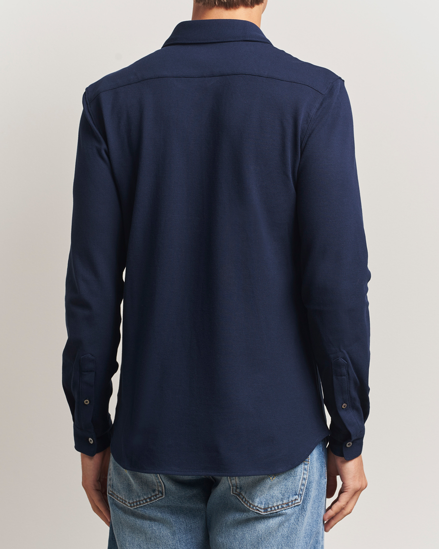 Uomini | Camicie | Lacoste | Slim Fit Cotton Piqué Shirt Navy