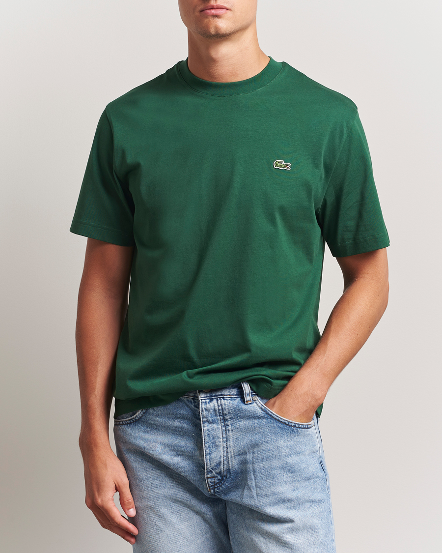 Uomini | T-shirt | Lacoste | Crew Neck T-Shirt Green