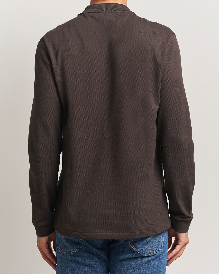 Uomini | Maglieria | Lacoste | Original Long Sleeve Polo Piké Porto Brown