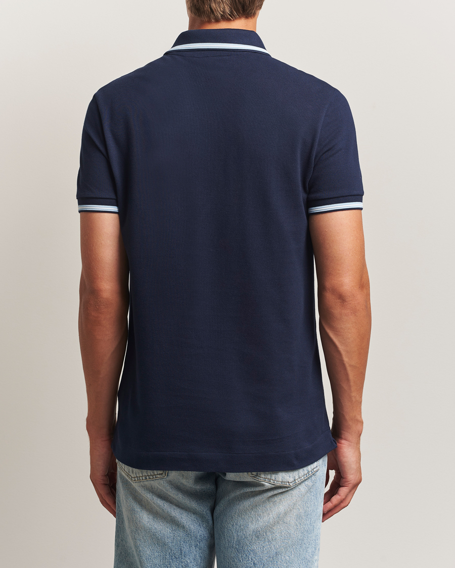Uomini | Polo | Lacoste | Original Tipped Polo Piké Navy Blue