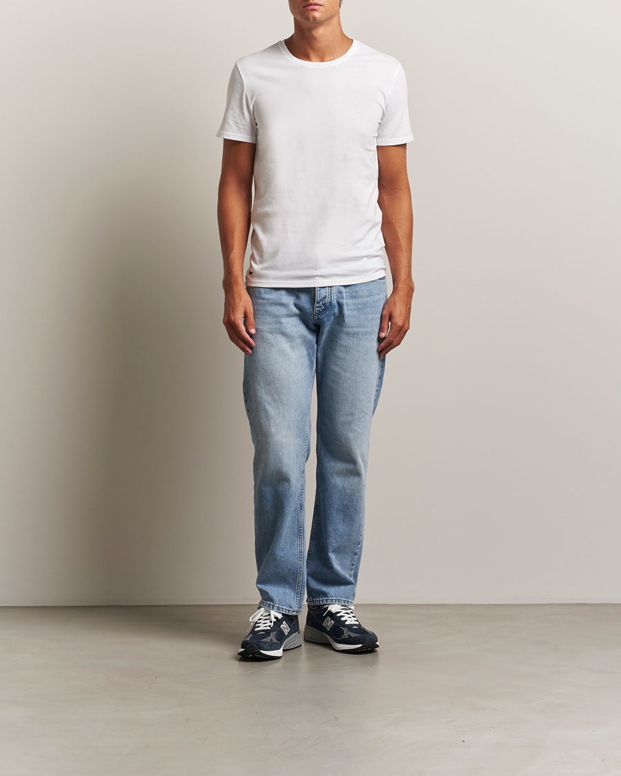 Uomini | T-shirt | Lacoste | 3-Pack Crew Neck T-Shirt White