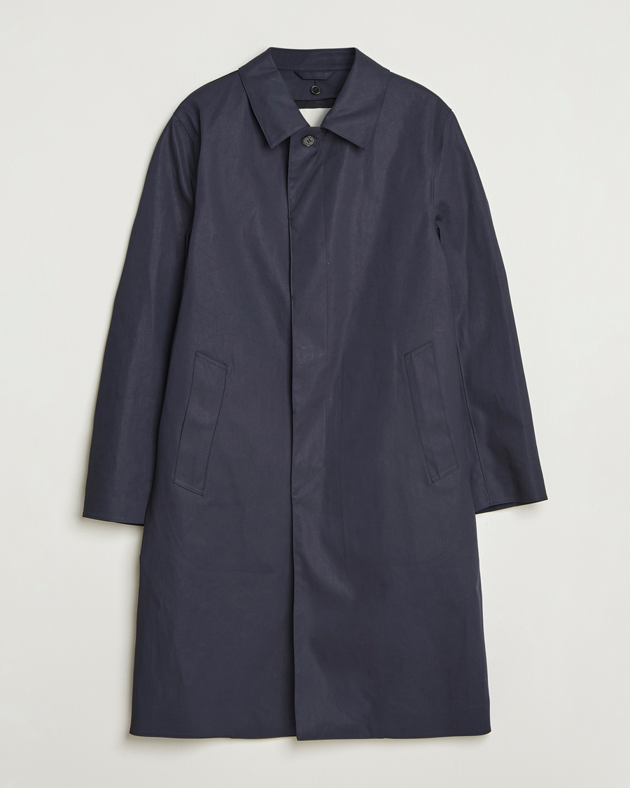 Uomini | Giacche | Mackintosh | Dunkeld Car Coat Navy