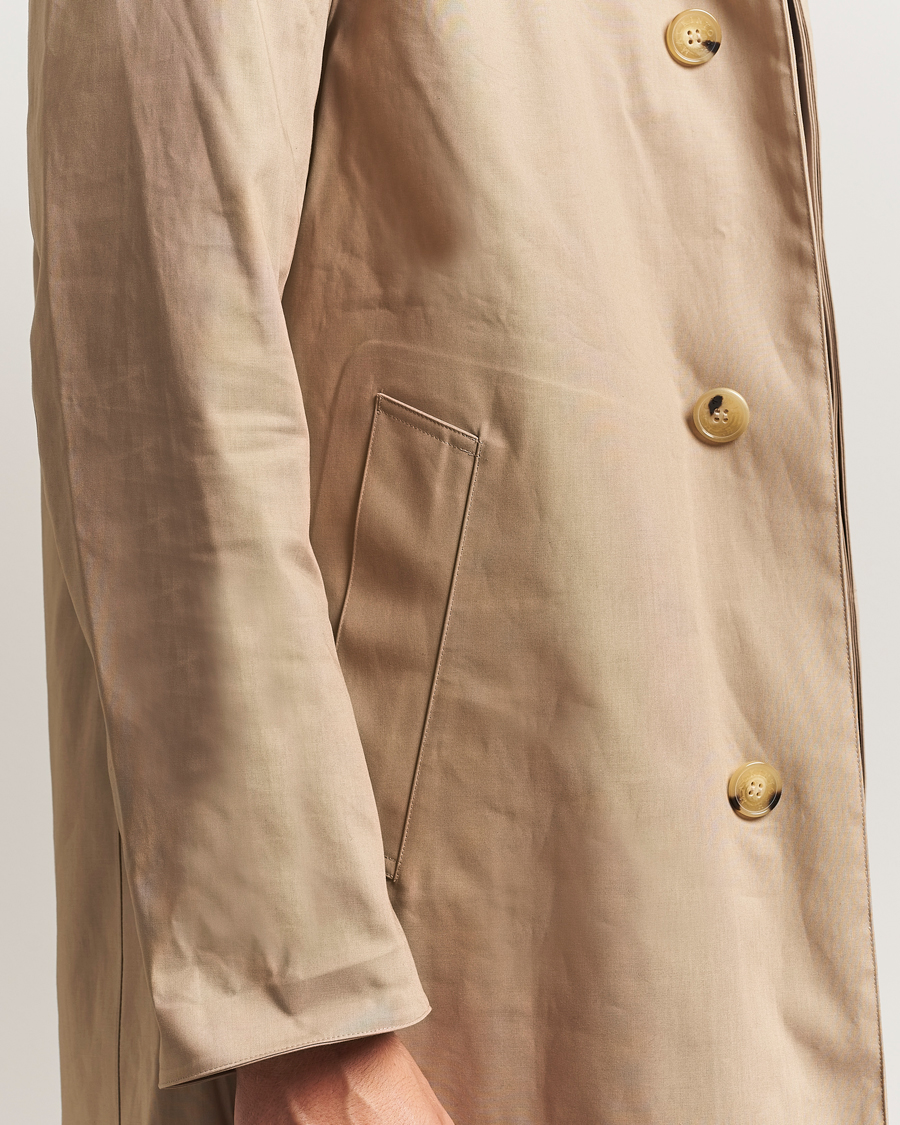 Uomini | Giacche | Mackintosh | Dunkeld Car Coat Fawn