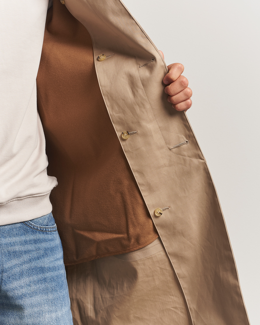 Uomini | Giacche | Mackintosh | Dunkeld Car Coat Fawn