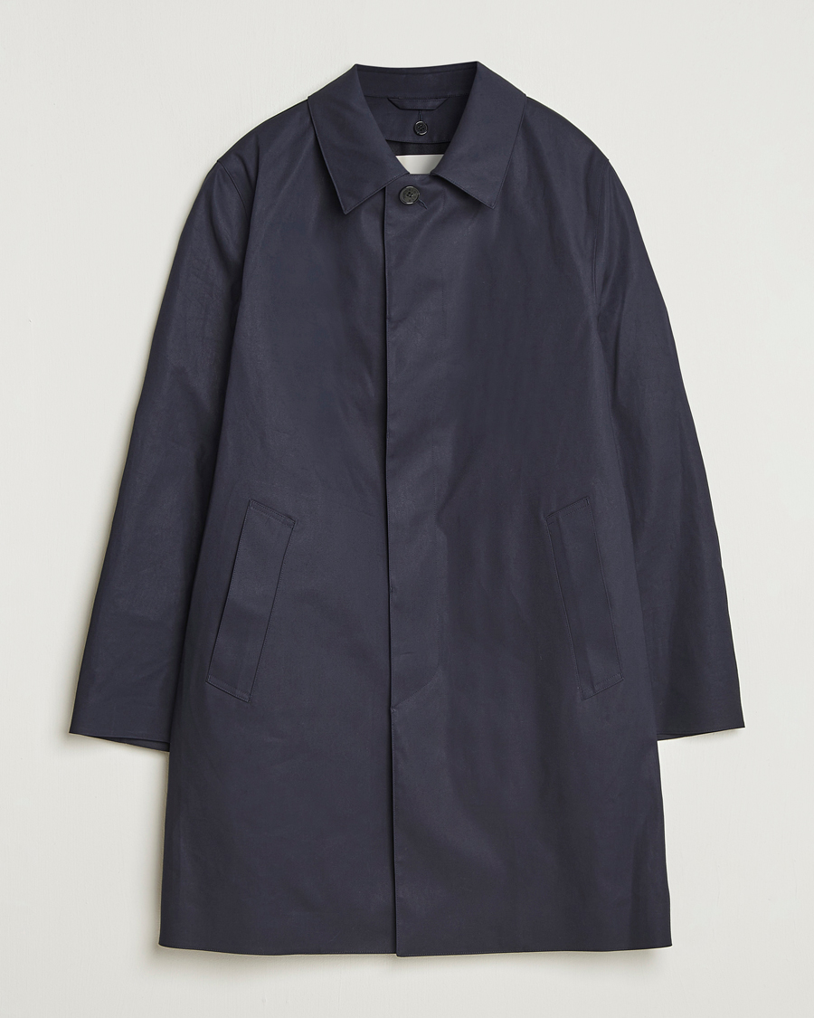 Uomini | Giacche | Mackintosh | Dunoon Car Coat Navy