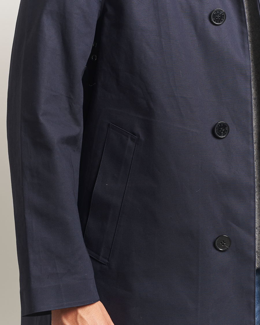 Uomini | Giacche | Mackintosh | Dunoon Car Coat Navy