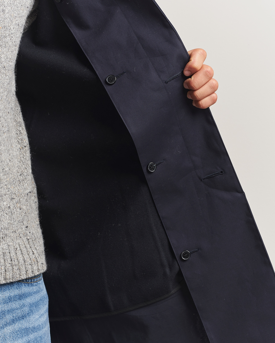 Uomini | Giacche | Mackintosh | Dunoon Car Coat Navy