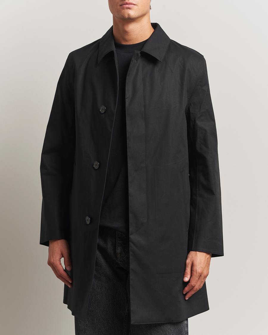 Uomini | Giacche | Mackintosh | Dunoon Car Coat Black