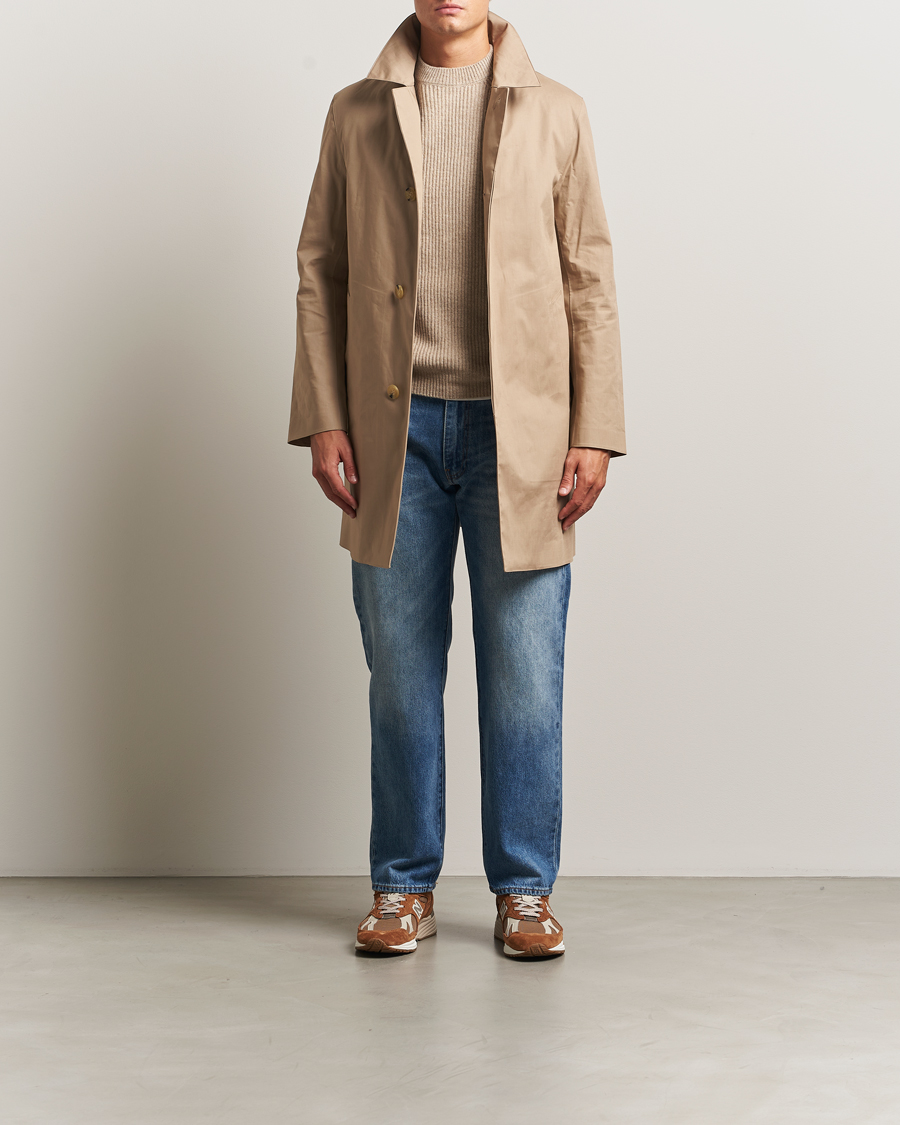 Uomini | Giacche | Mackintosh | Dunoon Car Coat Fawn