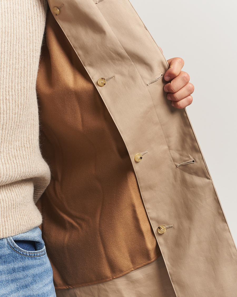 Uomini | Giacche | Mackintosh | Dunoon Car Coat Fawn