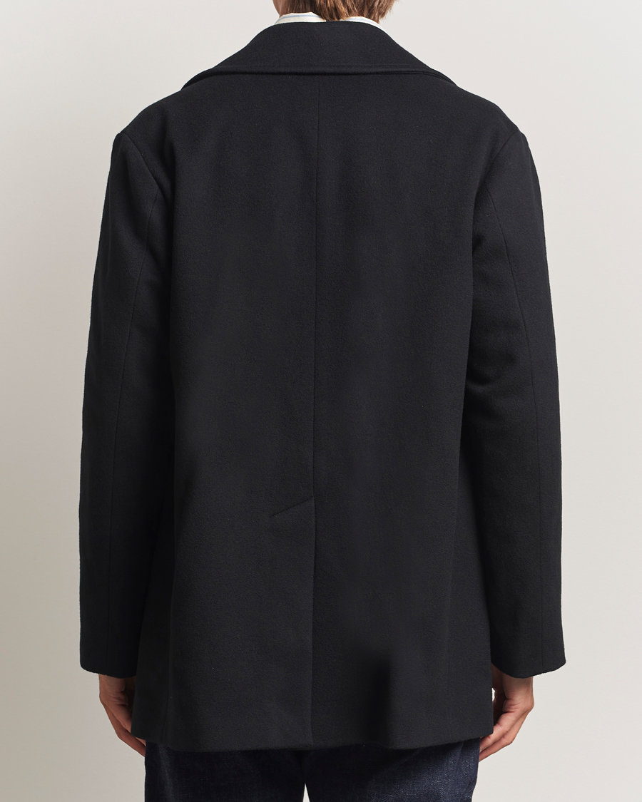 Uomini | Giacche | Mackintosh | Dalton Wool/Cashmere Peacoat Black
