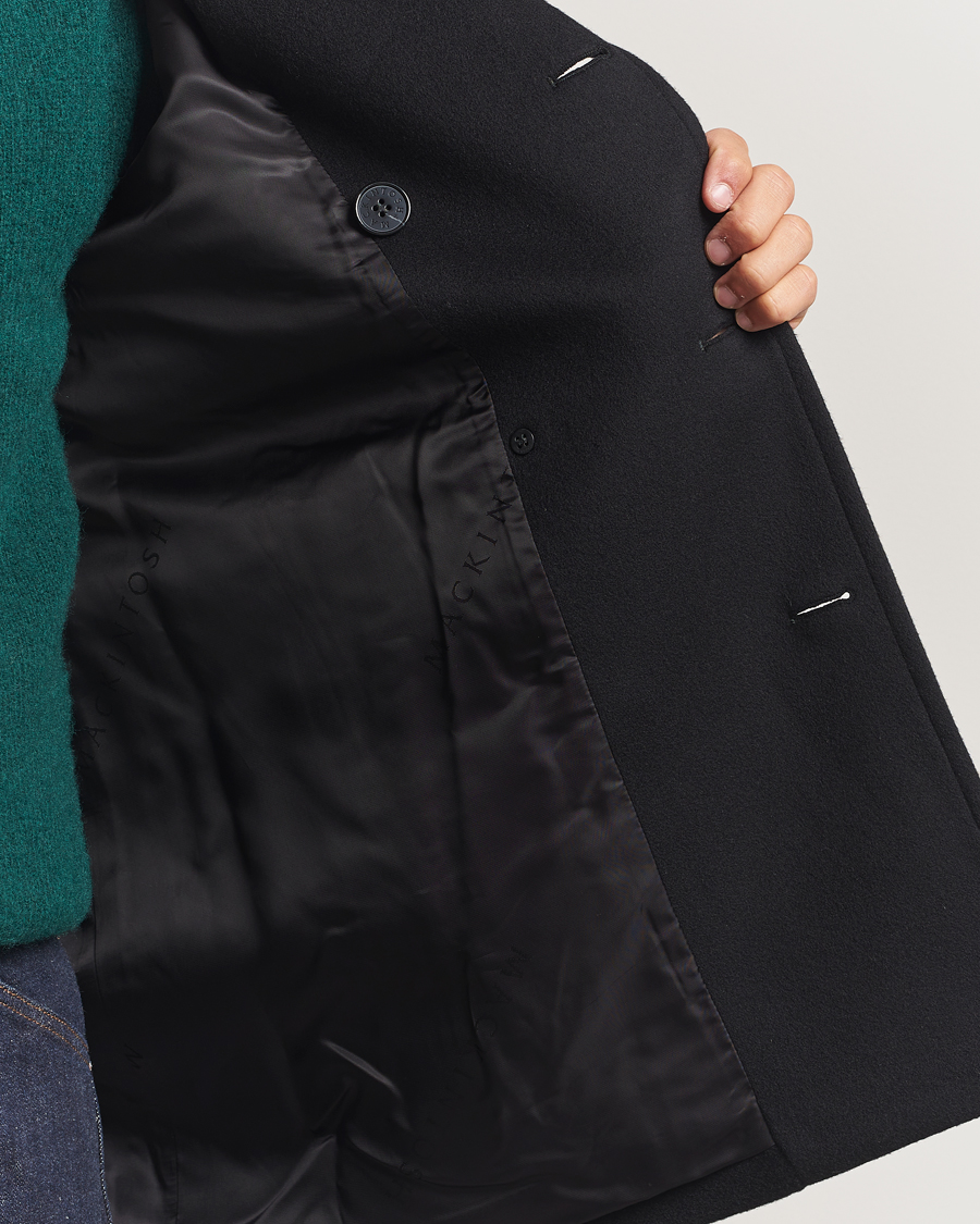 Uomini | Giacche | Mackintosh | Dalton Wool/Cashmere Peacoat Black