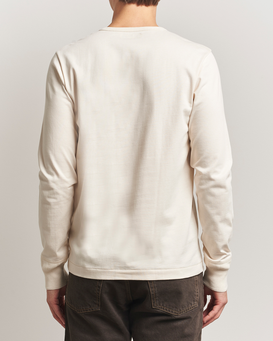 Uomini | Maglieria | Merz b. Schwanen | Classic Fit Sturdy Organic Cotton Henley Nature