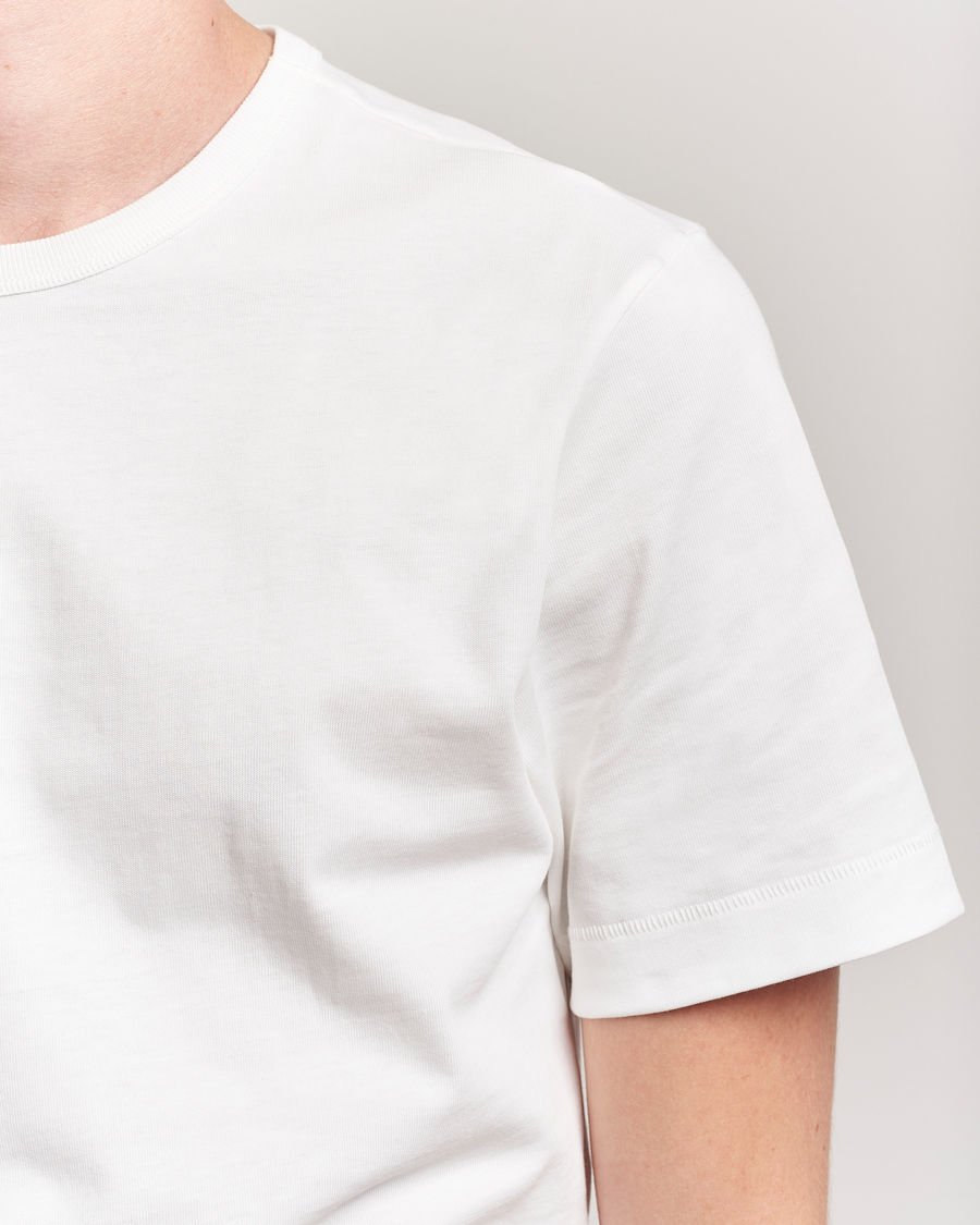 Uomini | T-shirt | Merz b. Schwanen | Classic Fit Sturdy T-Shirt White