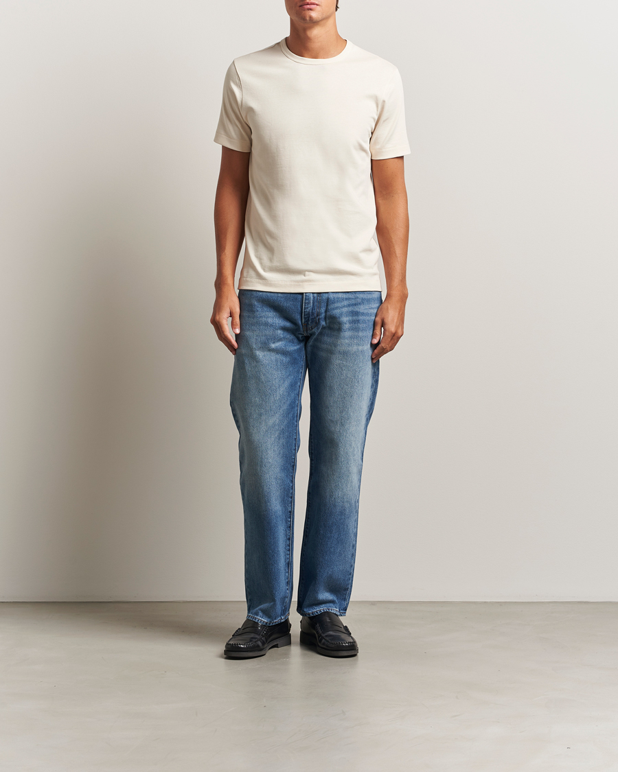 Uomini | T-shirt | Merz b. Schwanen | Classic Fit Sturdy T-Shirt Nature