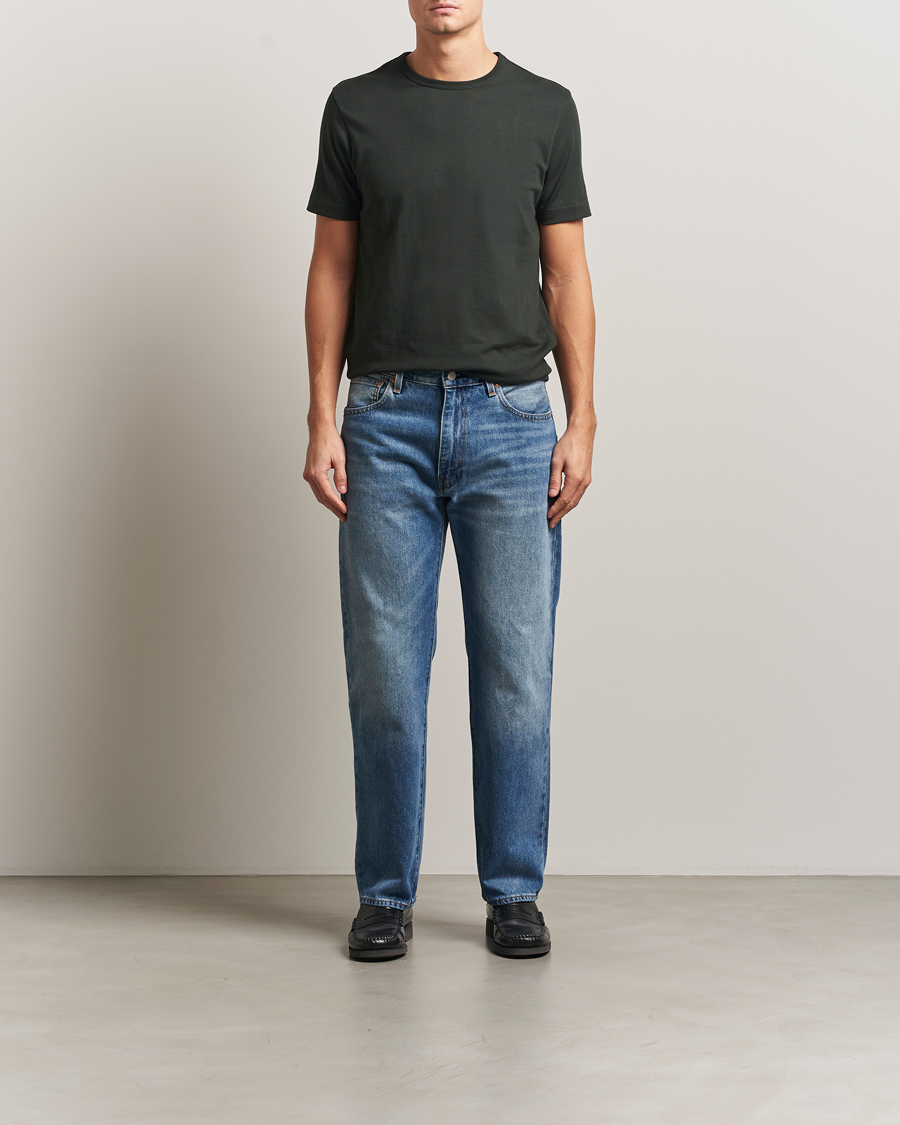 Uomini | T-shirt | Merz b. Schwanen | Classic Fit Sturdy T-Shirt Forest Green