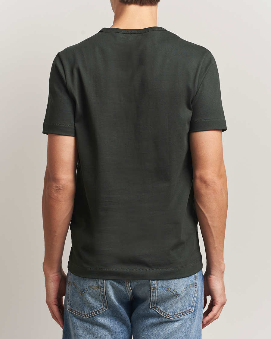 Uomini | T-shirt | Merz b. Schwanen | Classic Fit Sturdy T-Shirt Forest Green