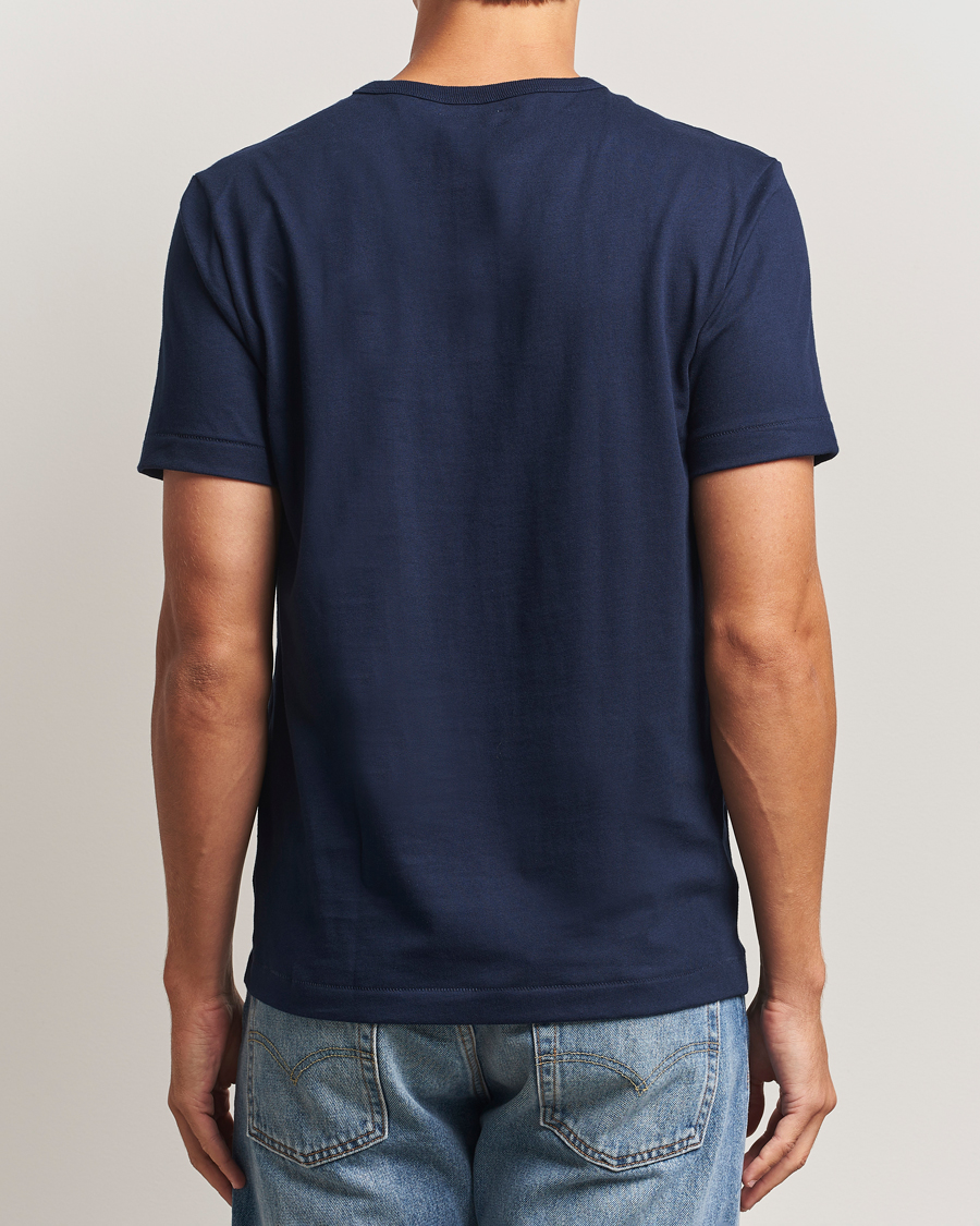 Uomini | T-shirt | Merz b. Schwanen | Classic Fit Sturdy T-Shirt Ink Blue