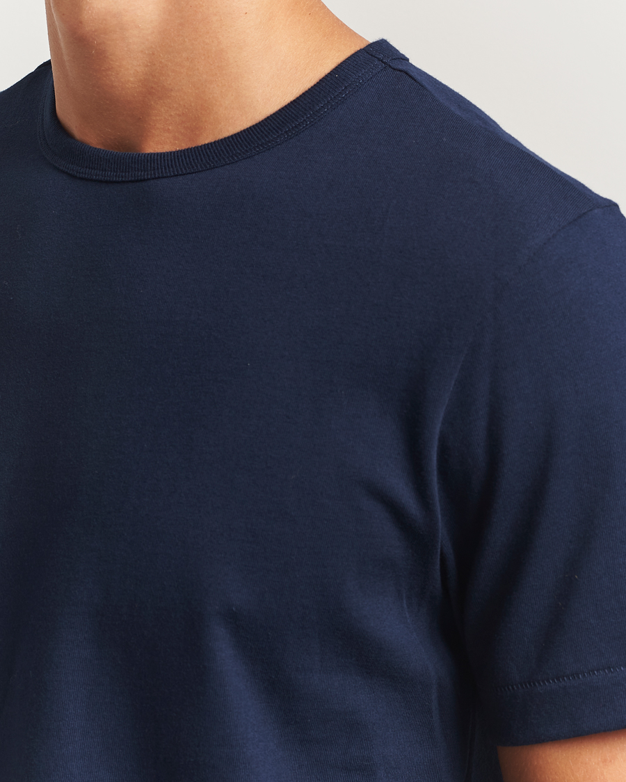 Uomini | T-shirt | Merz b. Schwanen | Classic Fit Sturdy T-Shirt Ink Blue