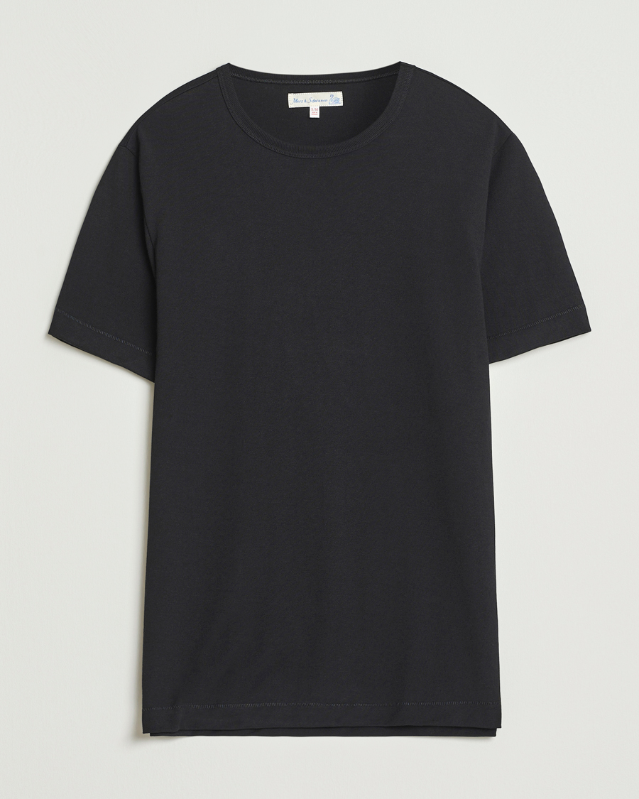 Uomini | T-shirt | Merz b. Schwanen | Classic Fit Sturdy T-Shirt Black
