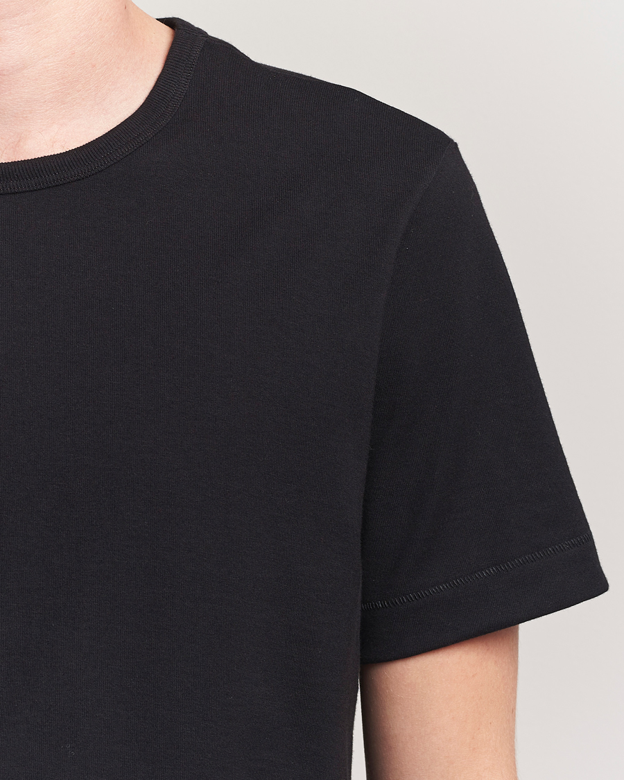 Uomini | T-shirt | Merz b. Schwanen | Classic Fit Sturdy T-Shirt Black