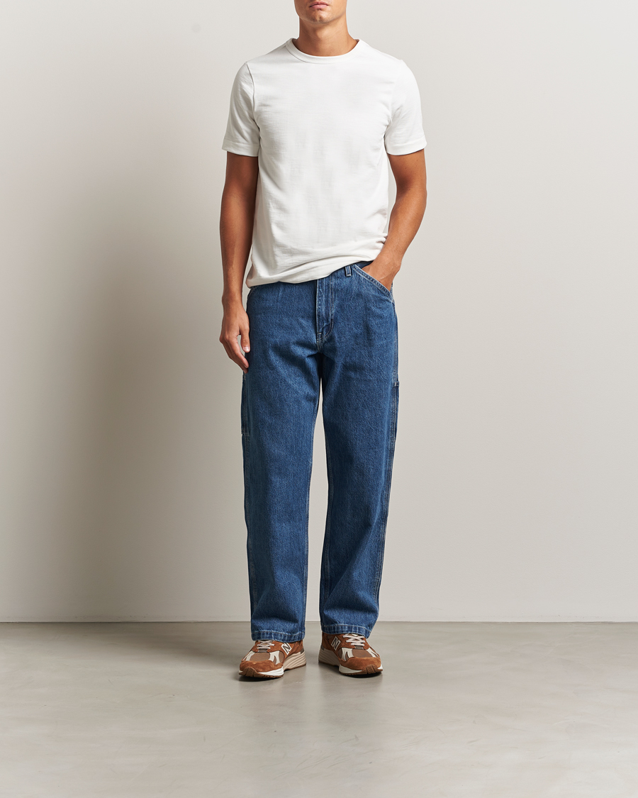 Uomini | T-shirt | Merz b. Schwanen | Relaxed Fit Loopwheeled Heavy T-Shirt White