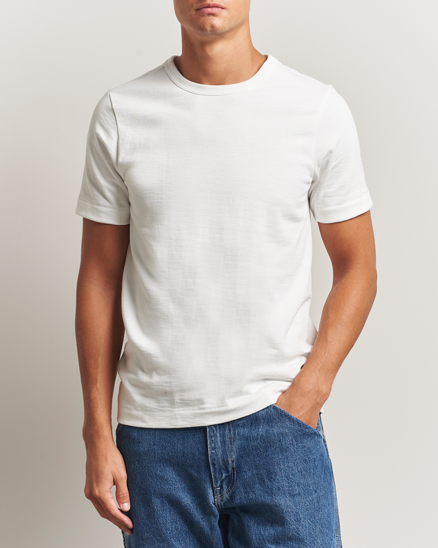 Uomini | T-shirt | Merz b. Schwanen | Relaxed Fit Loopwheeled Heavy T-Shirt White