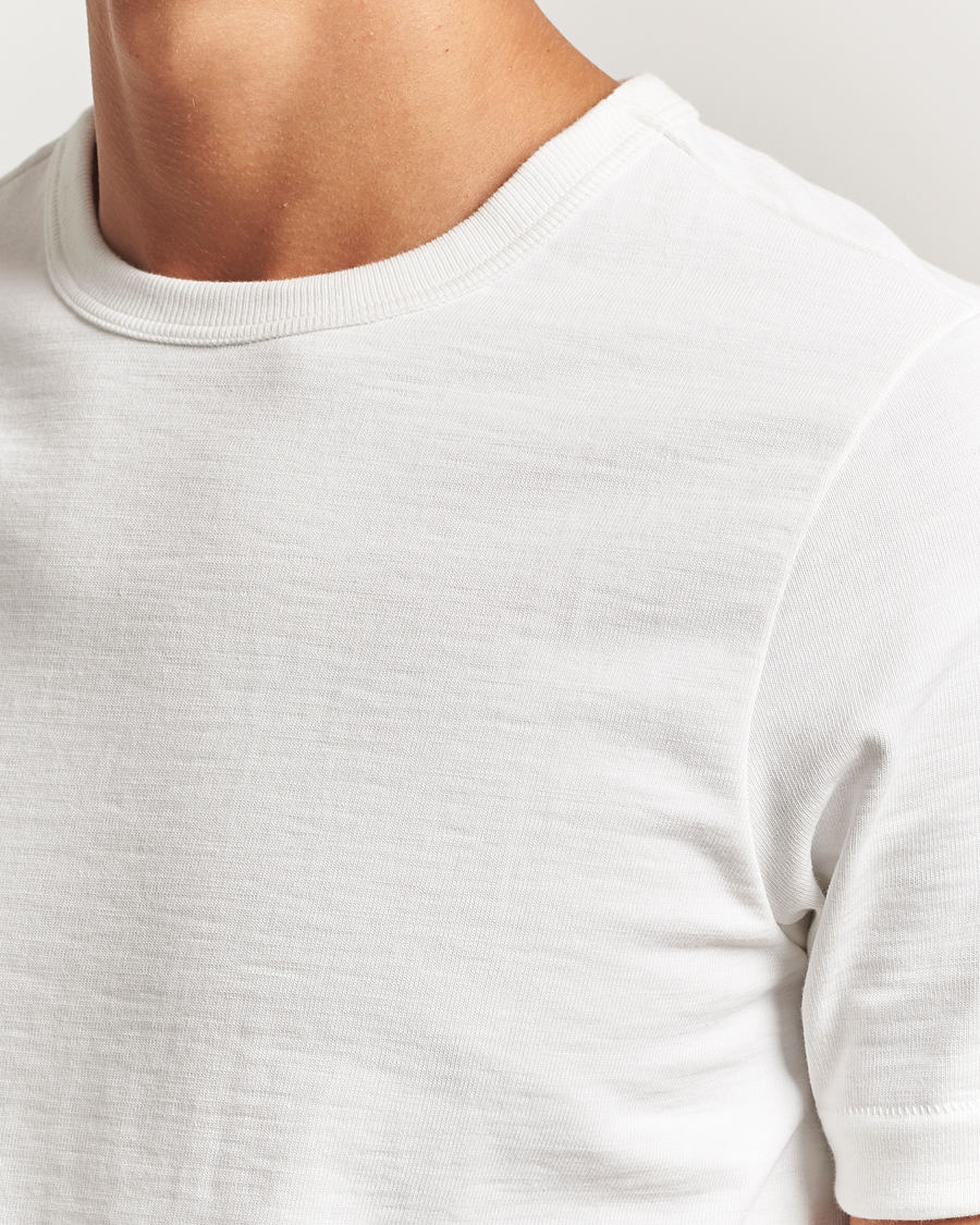 Uomini | T-shirt | Merz b. Schwanen | Relaxed Fit Loopwheeled Heavy T-Shirt White