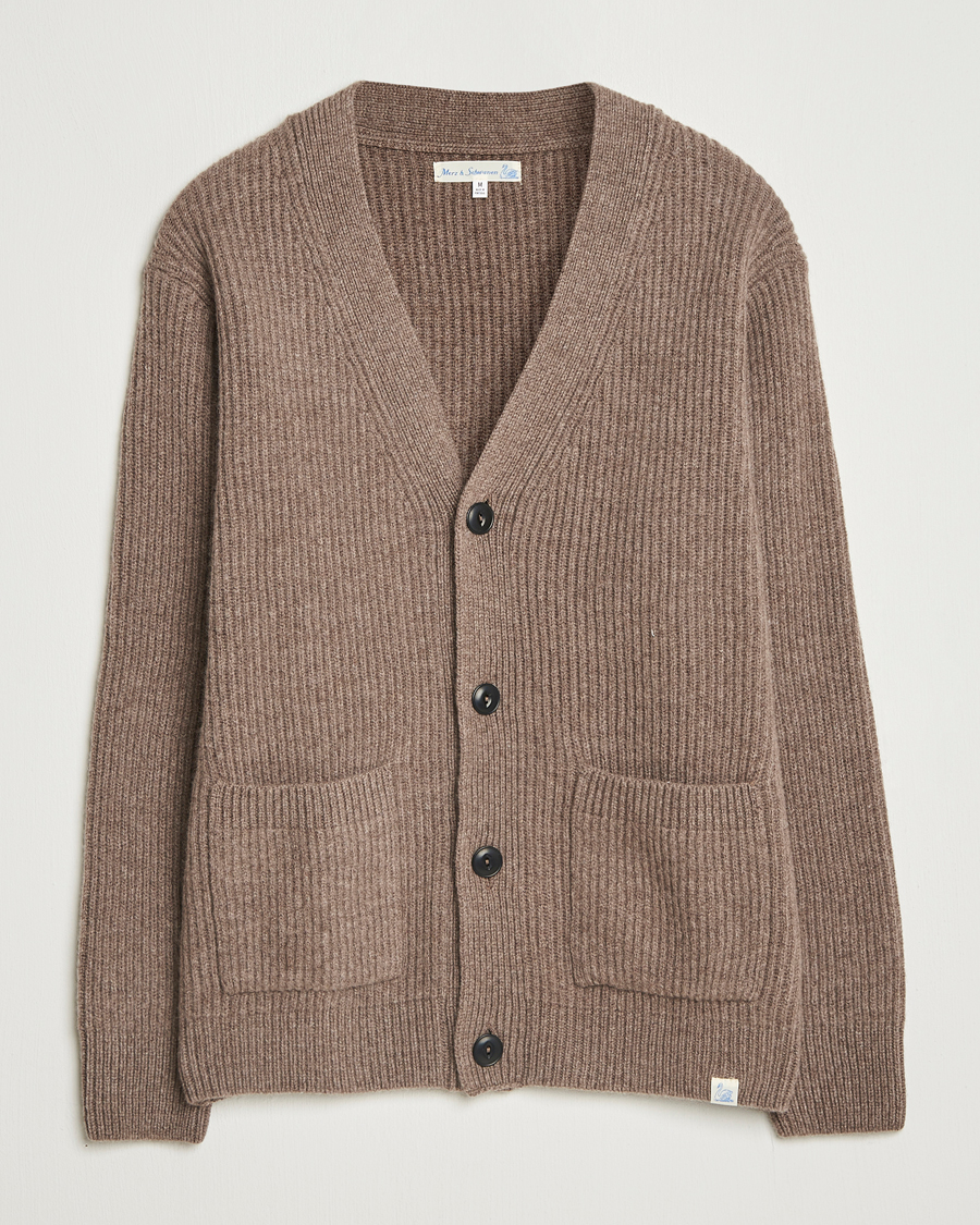 Uomini | Maglieria | Merz b. Schwanen | Merino/Cashmere Knitted Cardigan Grain