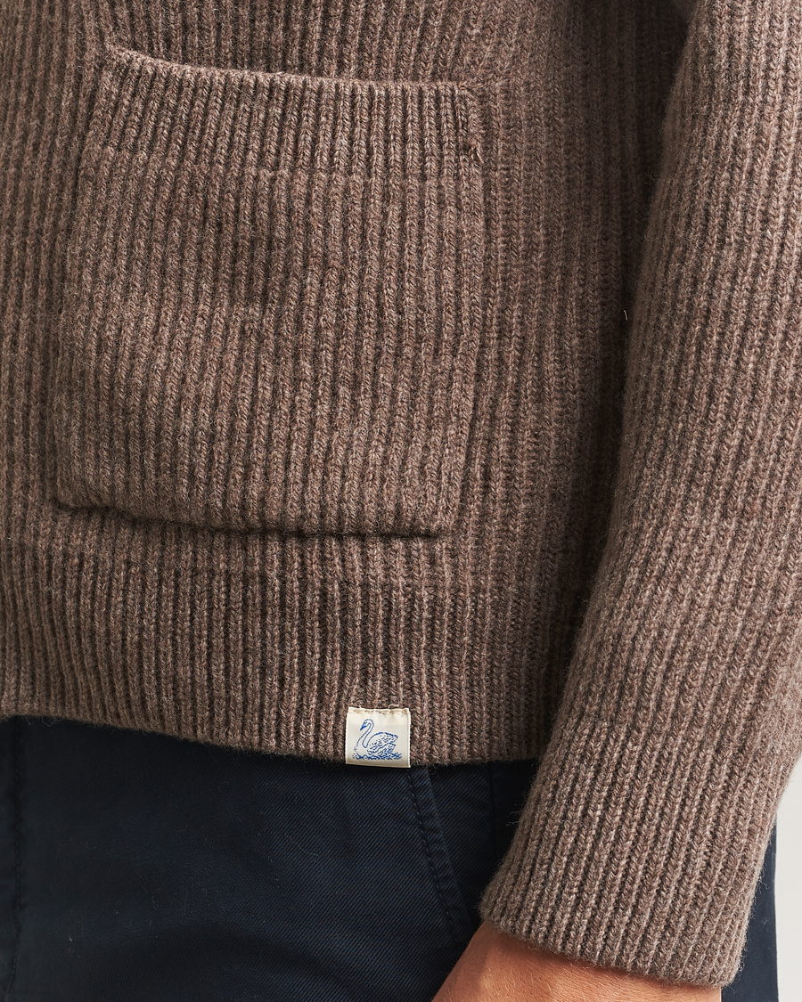 Uomini | Maglieria | Merz b. Schwanen | Merino/Cashmere Knitted Cardigan Grain