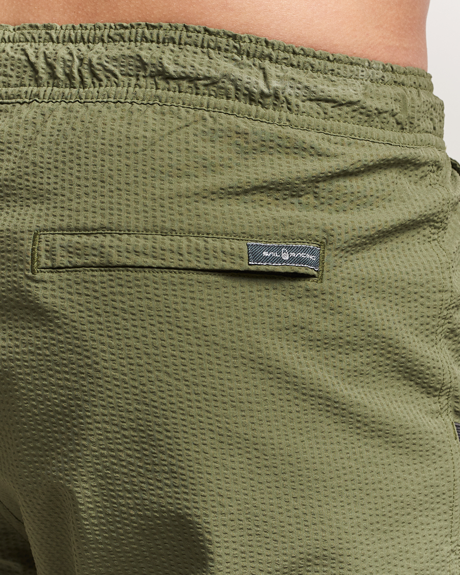 Uomini | Costumi da bagno | Sail Racing | Tornado Striped Swimshorts Modern Green