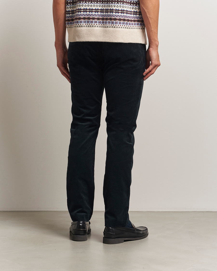 Uomini | Pantaloni | NN07 | Theo Regular Fit Corduroy Chinos Navy Blue