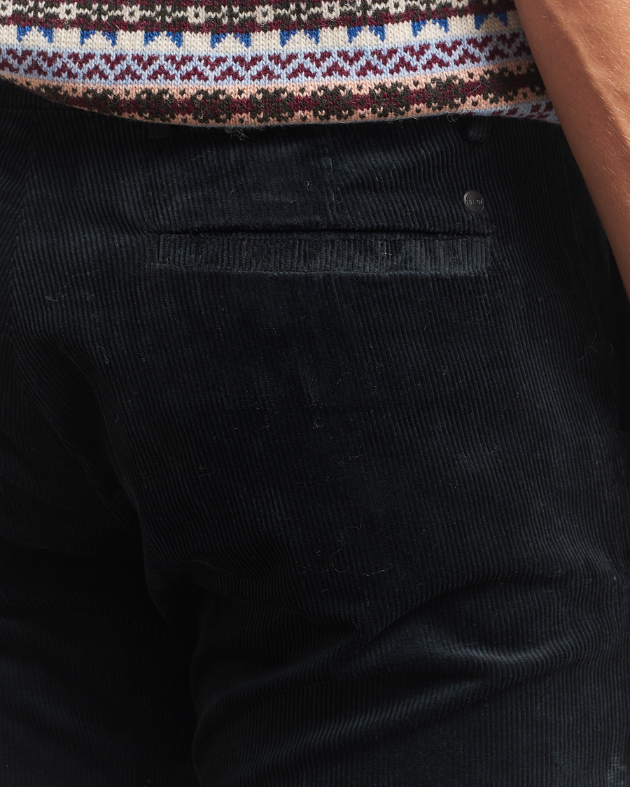 Uomini | Pantaloni | NN07 | Theo Regular Fit Corduroy Chinos Navy Blue