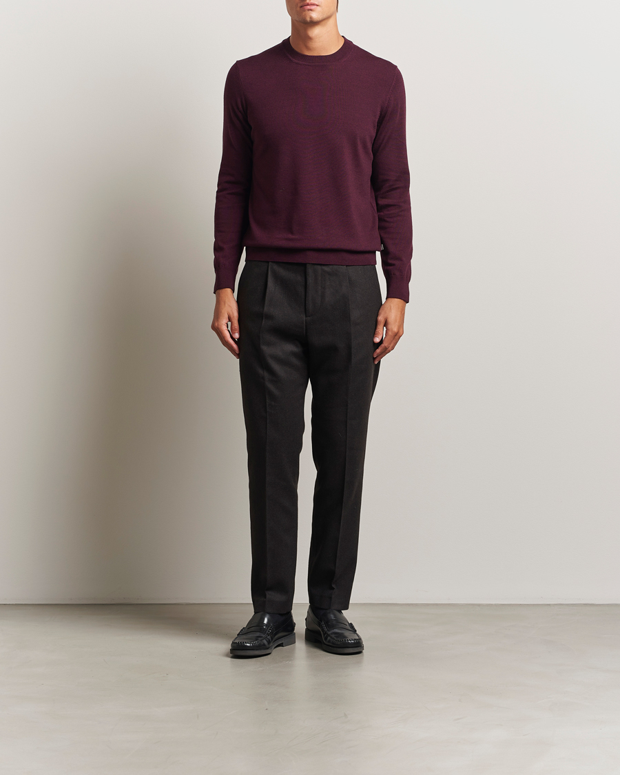 Uomini | Pantaloni | NN07 | Bill Wool Pleated Trousers Brown