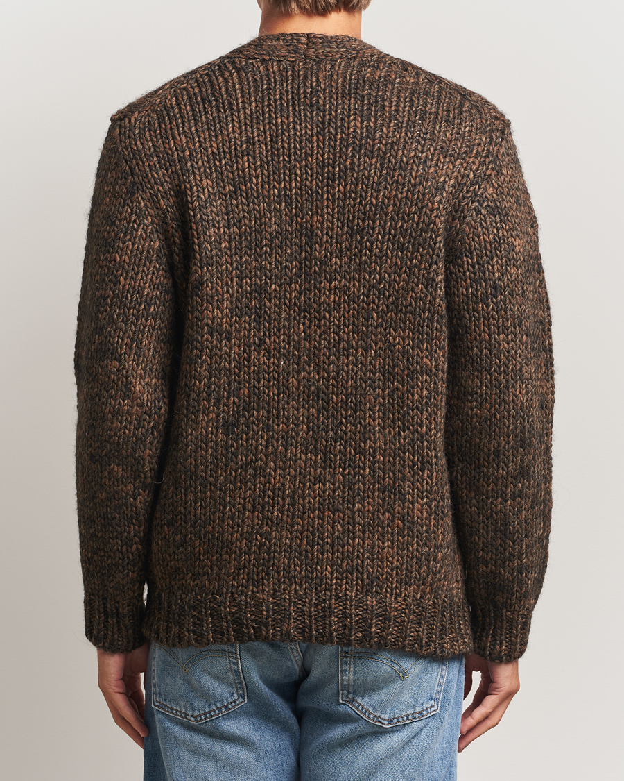 Uomini | Maglieria | NN07 | Osky Heavy Knitted Cardigan Demitasse Brown