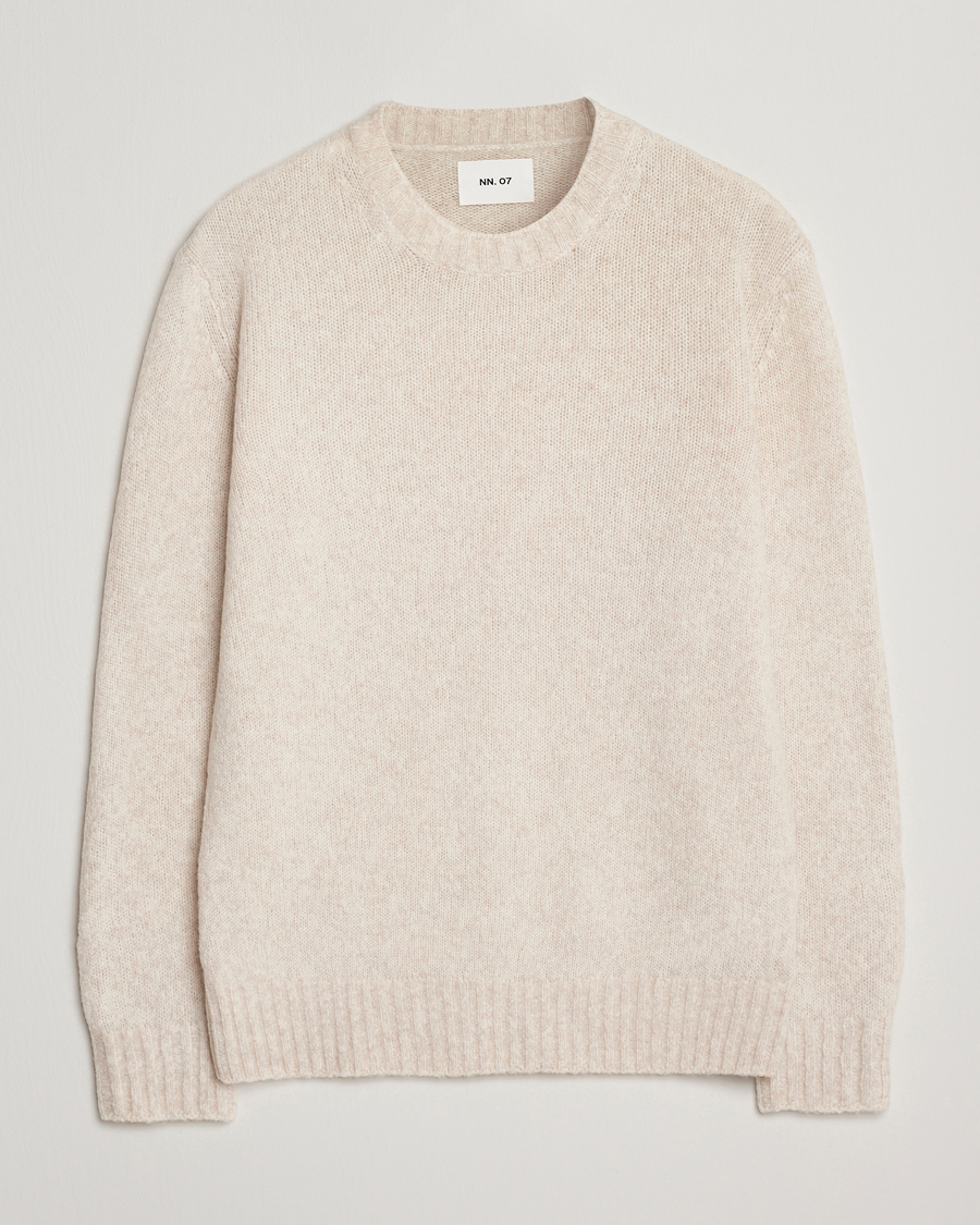 Uomini | Maglieria | NN07 | Lee Wool Knitted Sweater Ivory