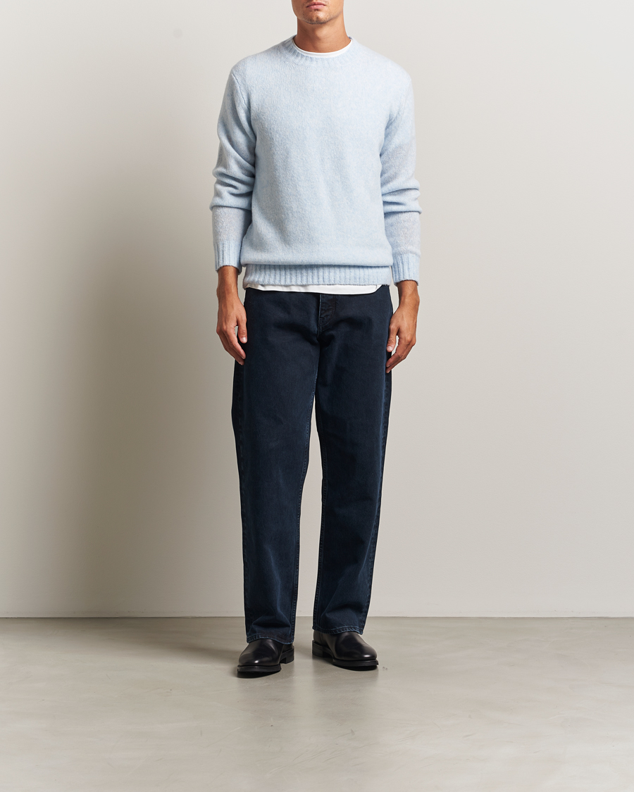 Uomini | Maglieria | NN07 | Lee Wool Knitted Sweater Cerulian Blue
