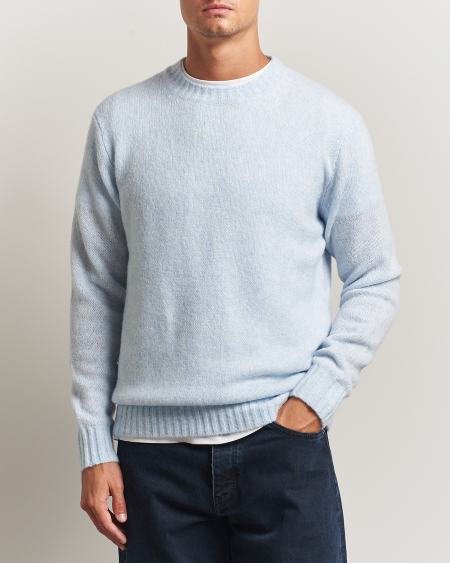 Uomini | Maglieria | NN07 | Lee Wool Knitted Sweater Cerulian Blue
