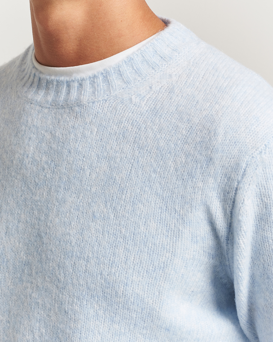 Uomini | Maglieria | NN07 | Lee Wool Knitted Sweater Cerulian Blue