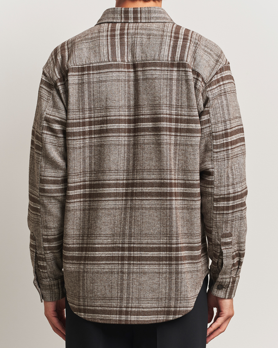 Uomini | Camicie | NN07 | Adwin Checked Overshirt Brown