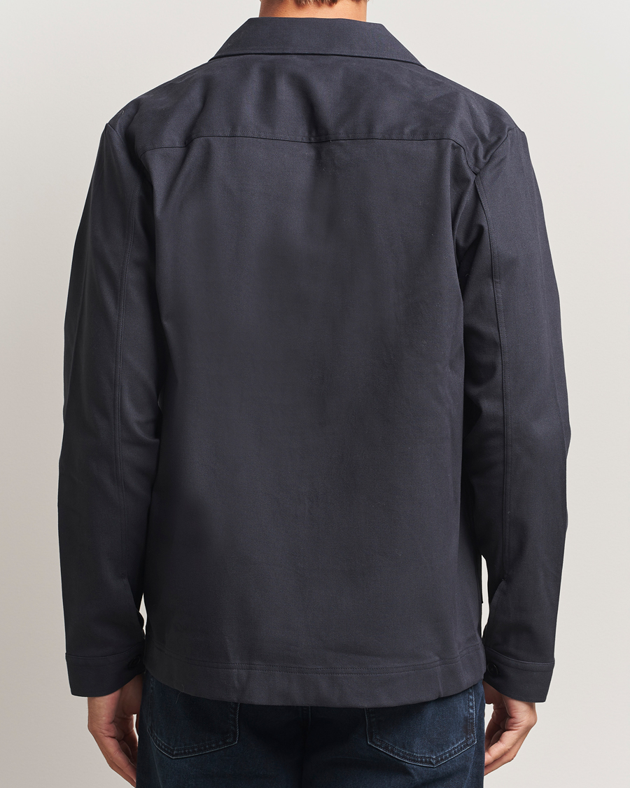 Uomini | Camicie | NN07 | Olav Cotton Overshirt Deep Navy