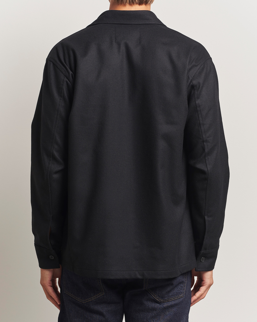 Uomini | Camicie | NN07 | Freddy Wool Overshirt Black