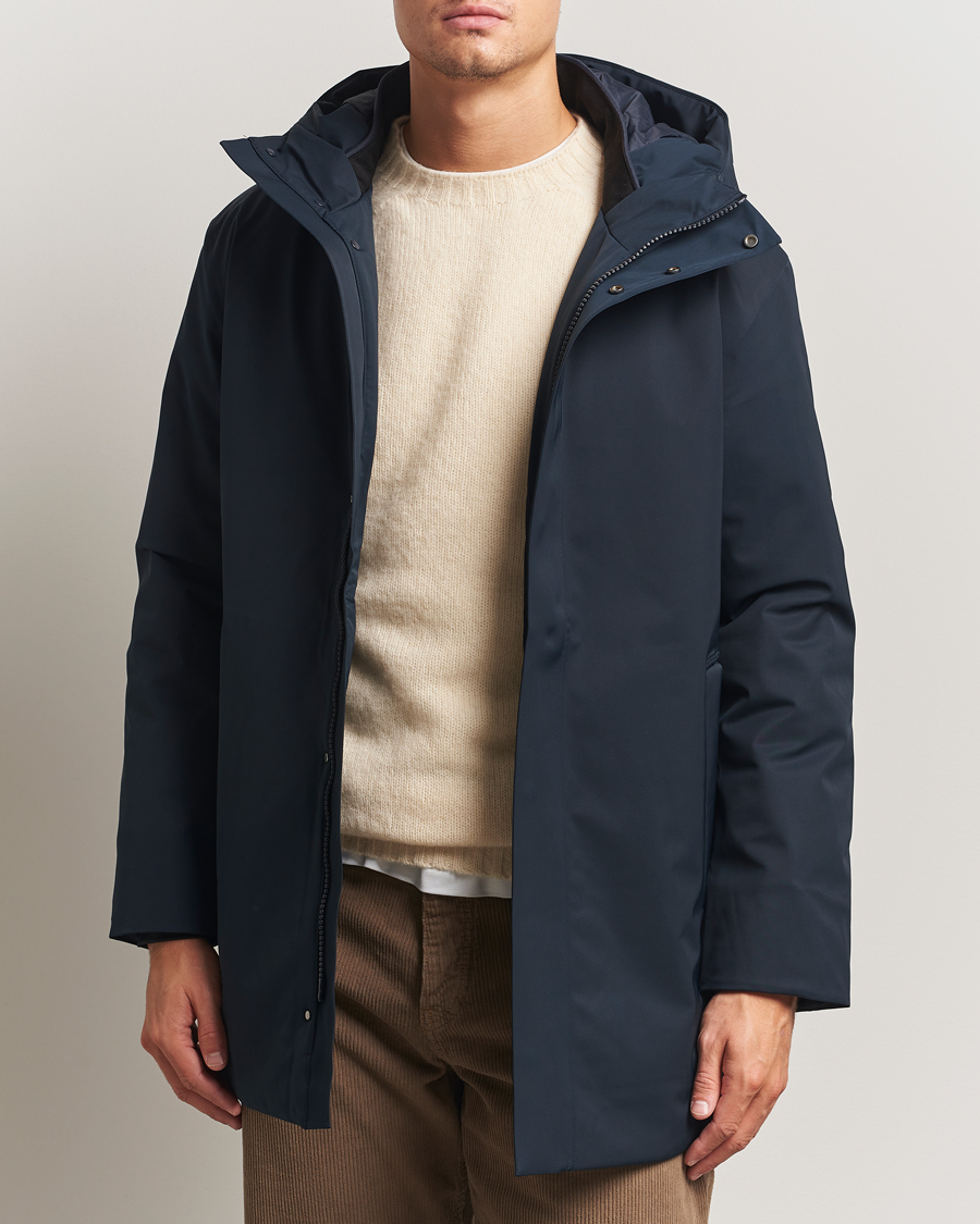 Uomini | Giacche | NN07 | Blake Hooded Jacket Navy Blue