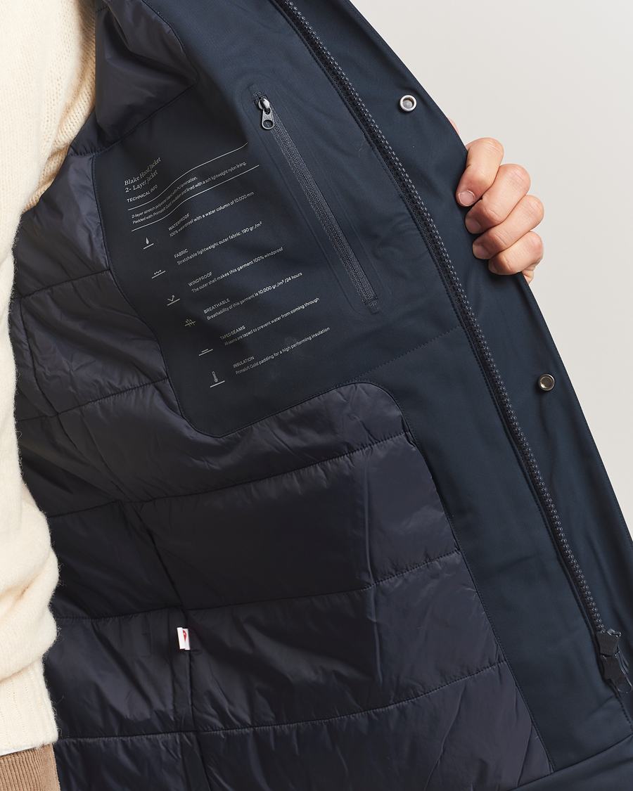Uomini | Giacche | NN07 | Blake Hooded Jacket Navy Blue